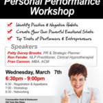 FREE! Personal Performance Workshop 3.7.2012 @ The Old Town Cosmopolitan