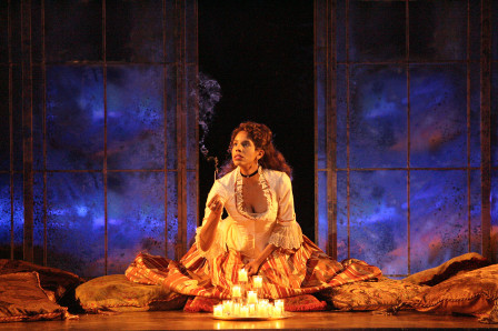 Krystel Lucas as Portia in The Old Globe's Shakespeare Festival production of “The Merchant of Venice”