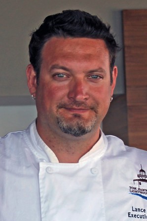 The restaurant appointed a new executive chef, Lance Repp, to preside over food preparation. 