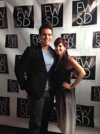 Daniel Pharis and Aubree Lynn enjoy San Diego Fashion Week. 