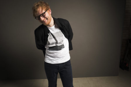 Ed Sheeran continues to break records on his musical debuts. Photo courtesy of Greg Williams.