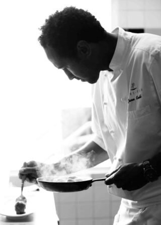 Jason Knibb is the executive chef at Restaurant 910.