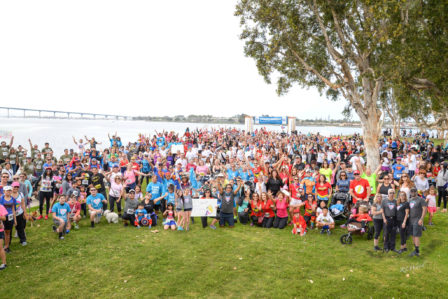 Race participants from the 2016 event gather in support of Miracle Babies. 