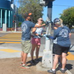 Volunteers Remove Graffiti from Pacific Beach