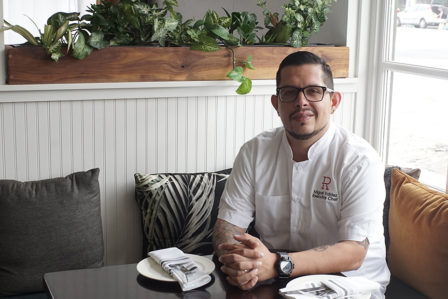Executive Chef Miguel Valdez is the master behind the new craft cocktail.