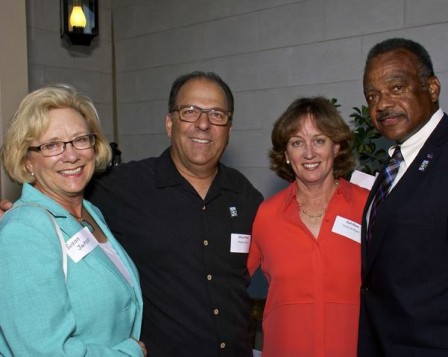 Left to right are Susan Jackson, Chuck Ross, Gail Ross and State Parks Director Anthony Jackson. 
