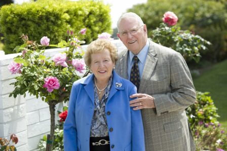 Mary and Dan Mulvihil’s role with Scripps Mercy began in 1972 after Dan joined a committee to oversee the construction of a new medical office building across from the hospital.