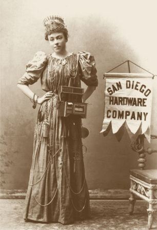 100 years ago, San Diego Hardware had this image to promote its downtown store.  