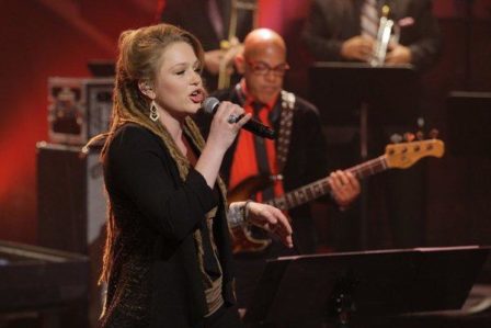 Crystal Bowersox performs on the “Jay Leno Show.”