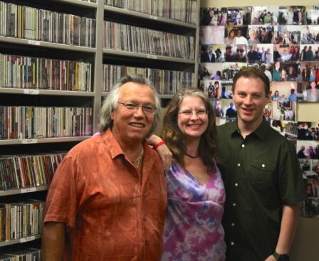 Left to right are KSDS Jazz 88.3 FM Music Director Joe Kocherhans, Program Director Claudia Russell and Operations Manager Chad Fox.