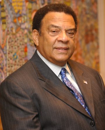 Andrew Young is known for his commitment to civil rights issues. Photo courtesy of Atlanta Daily World. 